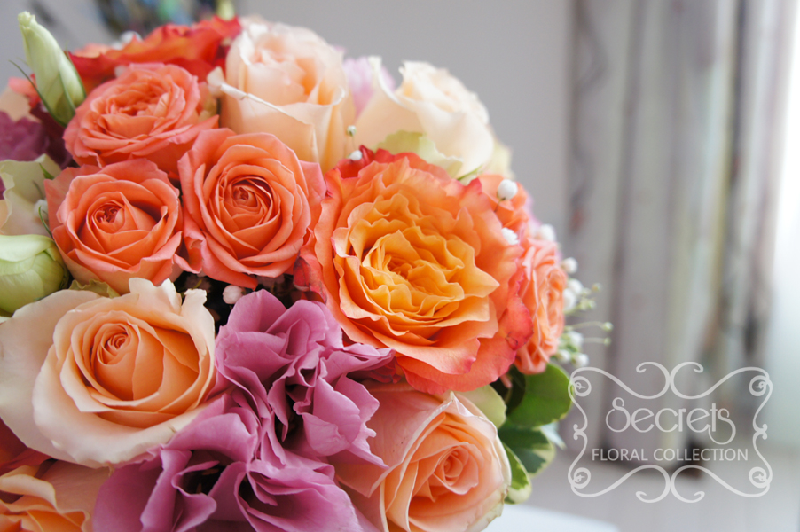 fresh two tone peach garden roses free spirit peach standard and spray roses solid pink and bi colour pink lisianthus and babys breath bridal bouquet - Peach Garden Rose fresh two tone peach garden roses free spirit peach standard and spray roses solid pink and bi colour pink lisianthus and babys breath bridal bouquet - Peach Garden Rose